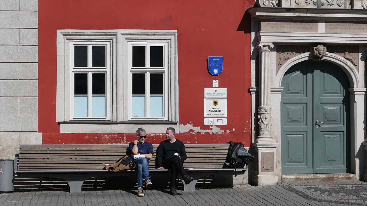 Richard en Tijl in Arnstadt
