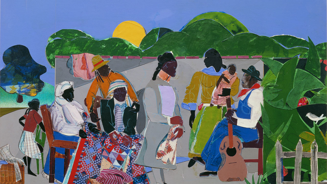 tell-me-your-story--Romare-Bearden---Maquette-for-Quilting-Time.jpg