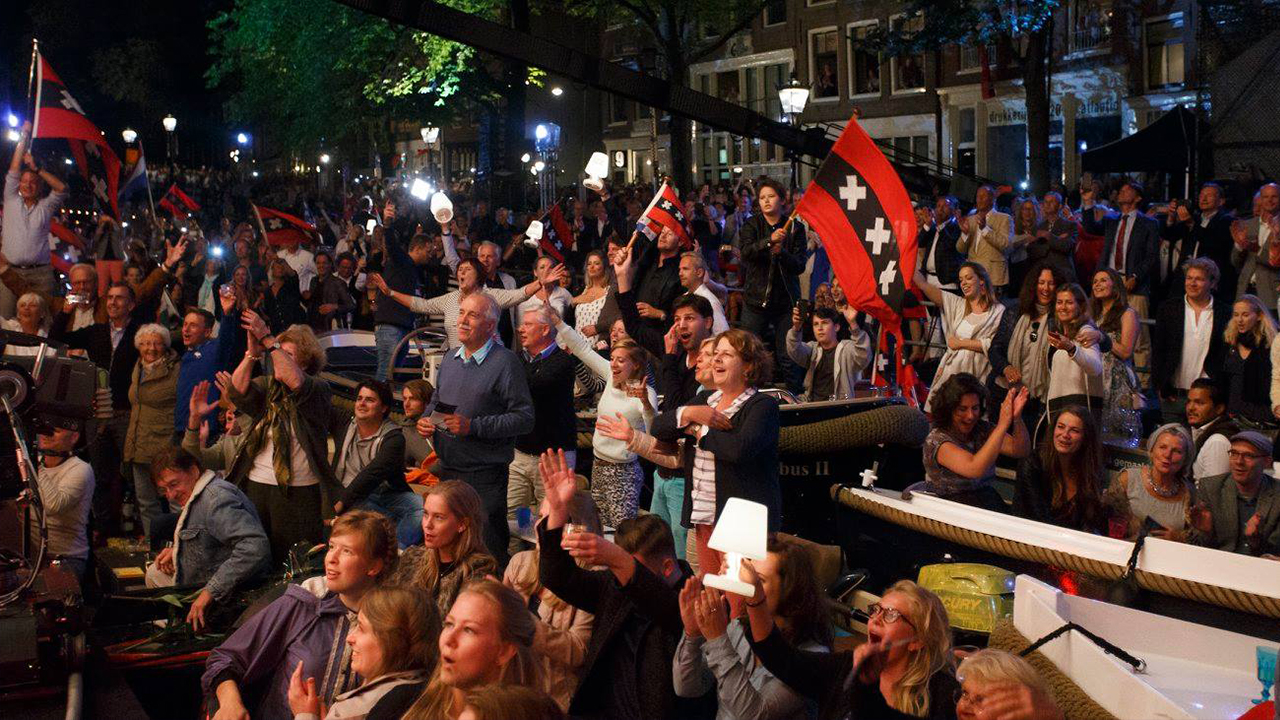 Aan de Amsterdamse grachten