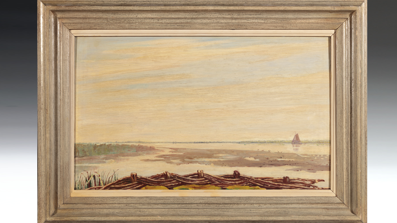 Schilderij “Oude Maas”