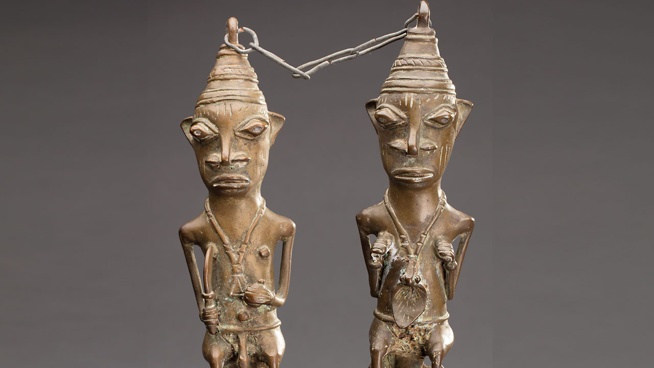 Twee Yoruba beeldjes
