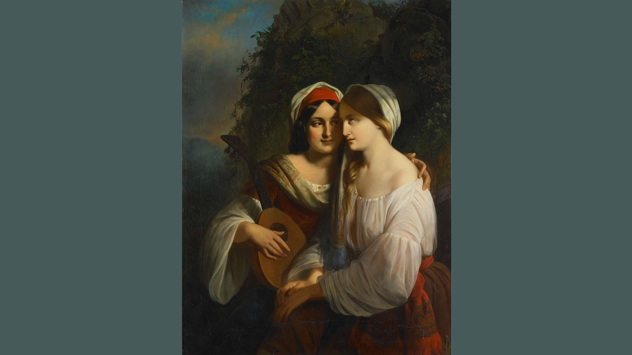 moritz-calisch-twee-vrouwen-in-italiaanse-dracht.jpg