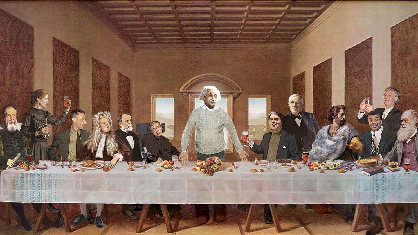 9 x speelse variaties op 'Het laatste avondmaal' van Da Vinci