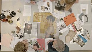 Isaac Israëls - Vrouw in profiel, voor 'Zonnebloemen' van Van Gogh